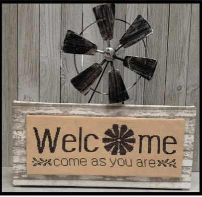 Farmhouse Welcome Come As You Are - Click Image to Close